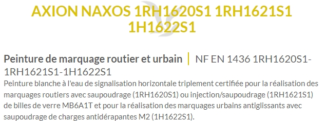AXION NAXOS 1RH1620S1 1RH1621S1 1H1622S1 (25KG)