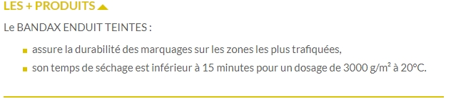 BANDAX ENDUIT TEINTES (6KG)