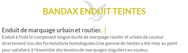 BANDAX ENDUIT TEINTES (6KG)