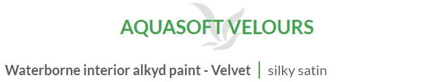 AQUASOFT VELOURS (1L-2,5L-15L) en stock
