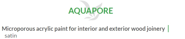 AQUAPORE (1L-2,5L-10L) en stock