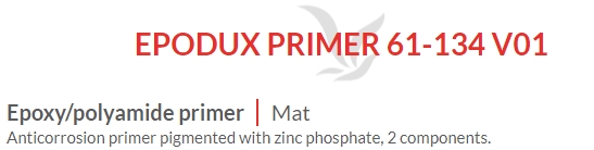 EPODUX PRIMER 61-134 V01 BEIGE (1L-4L-15L)