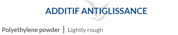 ADDITIF ANTIGLISSANCE (0,36KG-0,50KG)