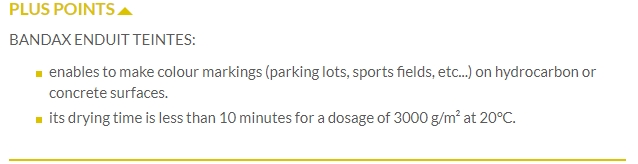 BANDAX ENDUIT TEINTES (6KG)