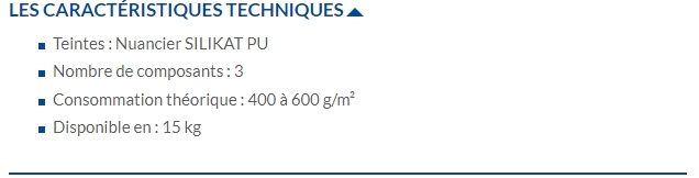 SILIKAT PU TOP COAT (15KG)