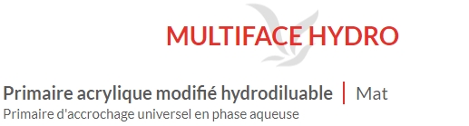 MULTIFACE HYDRO (1L-2,5L-10L) en stock