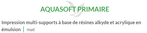 AQUASOFT PRIMAIRE (1L-2,5L-15L) en stock