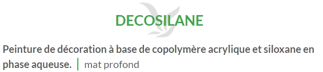 DECOSILANE (5L-15L) en stock