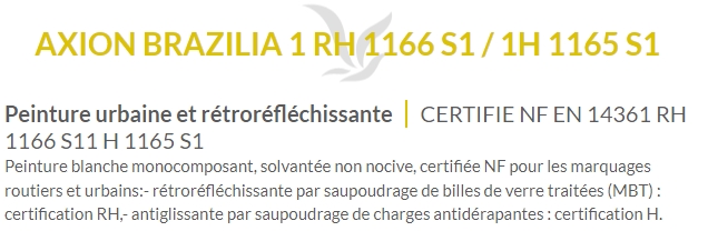 AXION BRAZILIA 1RH1166S1/1H116 (25KG) en stock