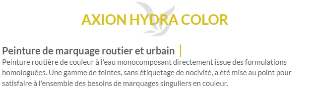 AXION HYDRA COLOR (25KG) en stock