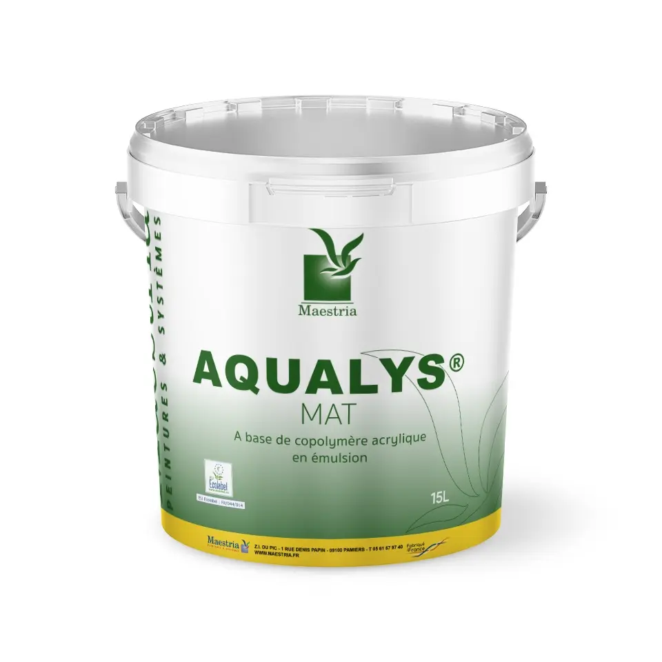 AQUALYS MAT – Peinture mate à faible émission