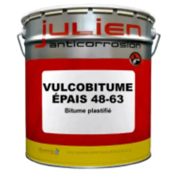 VULCOBITUME EPAIS 48-63 – Revêtement bitumineux anticorrosion pour métal immergé