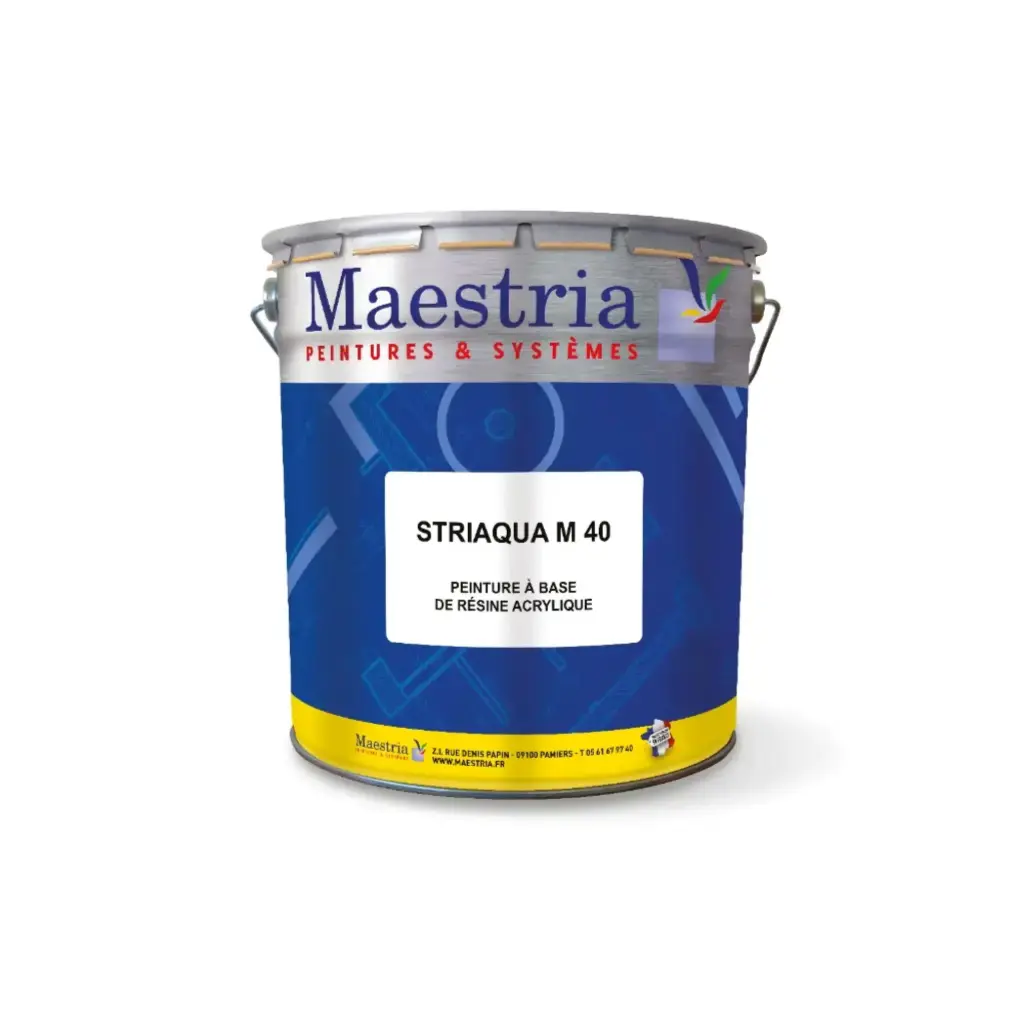 STRIAQUA M 40 – Semi-gloss acrylic paint for concrete floors