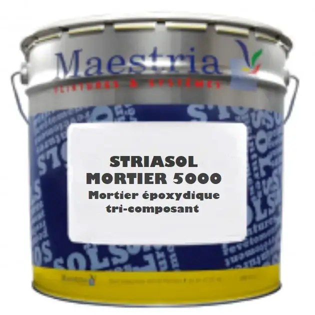 STRIASOL MORTIER 5000 – Mortier époxy de réparation pour sols industriels