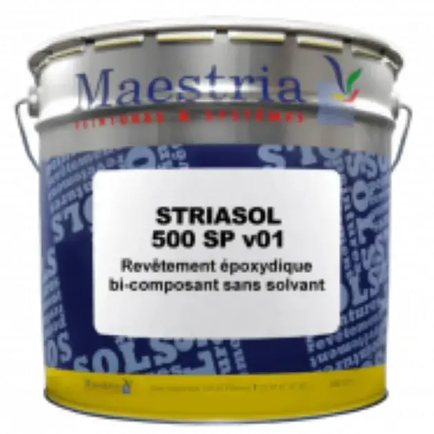 STRIASOL 500 SP v01 – Peinture époxy sans solvant sols industriels trafic intense