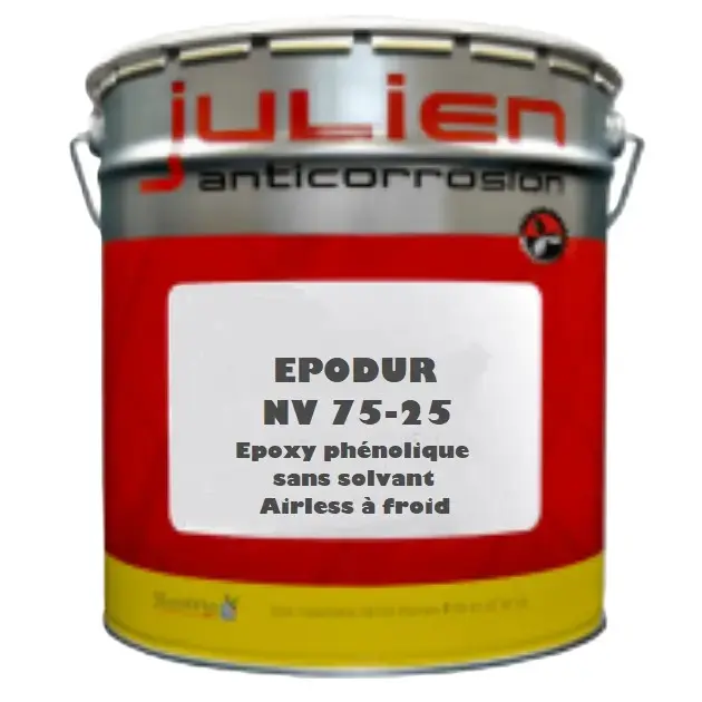 EPODUR NV 75-25 – Novolac epoxy metal coating for extreme chemical environments, wastewater treatment plant tanks