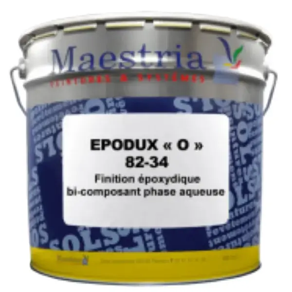 EPODUX O 82-34 – Peinture époxy aqueuse pour sols et murs industriels