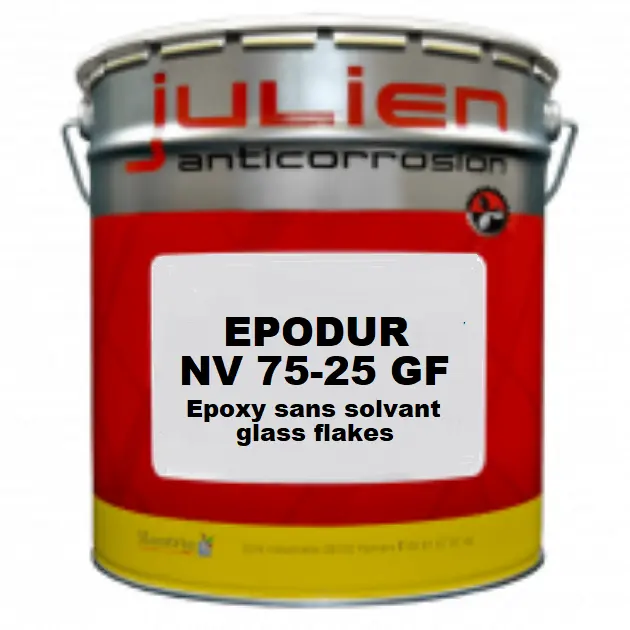 EPODUR NV 75-25 GF – Époxy métal novolaque anticorrosion acier béton Glass Flake – réservoirs environnement chimique industriel