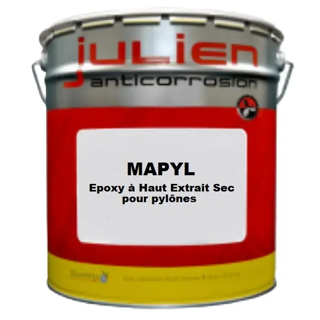 MAPYL – Insulating dielectric epoxy metal coating for high-voltage pylons
