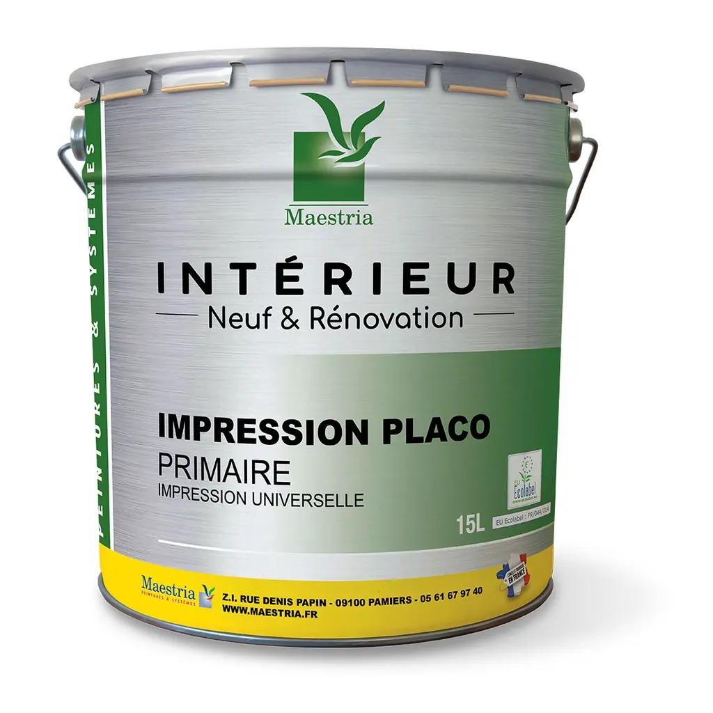 IMPRESSION PLACO – Primaire pour plaques de plâtre
