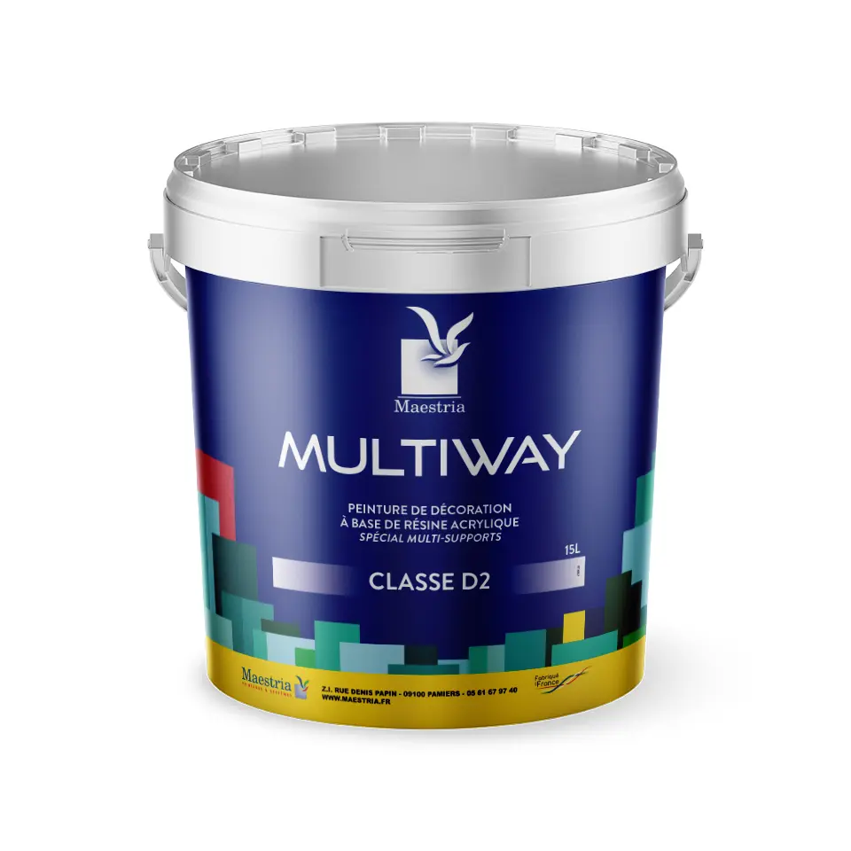 MULTIWAY – Washable, velvety paint for multiple surfaces