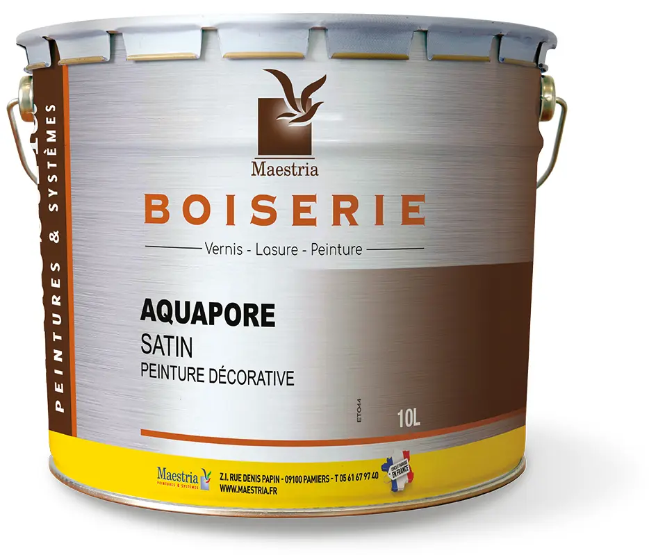 AQUAPORE – Peinture bois satinée microporeuse