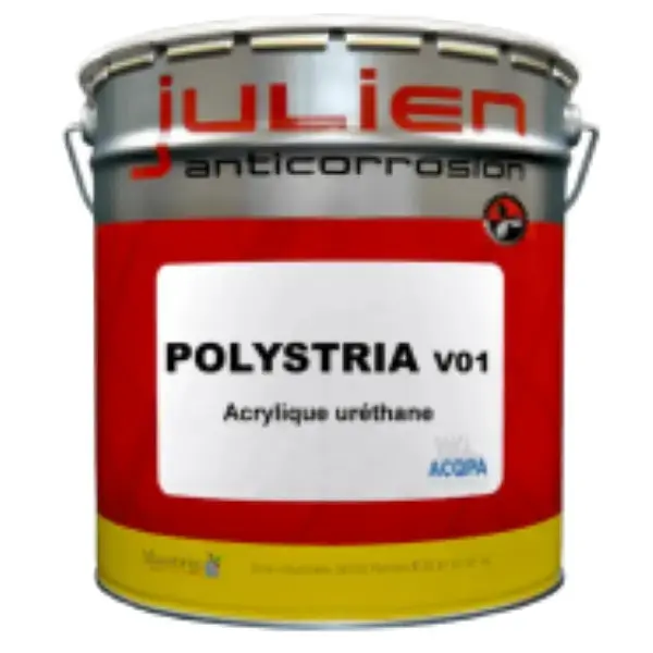 POLYSTRIA v01 MAT – Peinture polyuréthane anticorrosion métal mate pour structures métalliques