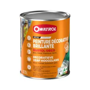 RUSTOL DECO BRILLANT – Peinture antirouille brillante tous supports intérieur extérieur