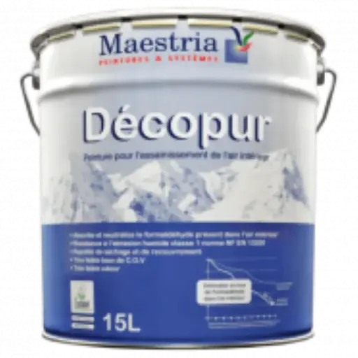 DECOPUR SATIN – Air-Purifying Satin Paint for Walls – Living Room, Bedroom & Kitchen