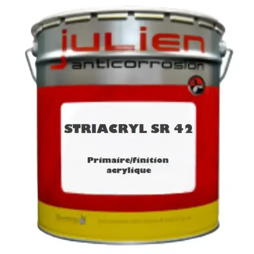 STRIACRYL SR 42 – Peinture anticorrosion acrylique pour métal et containers
