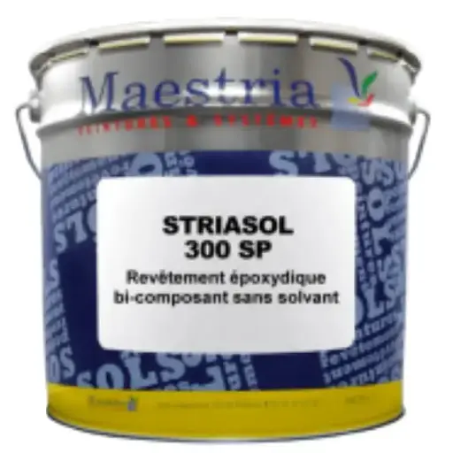 STRIASOL 300 SP – Revêtement époxydique semi-épais sans COV pour sols industriels et publics