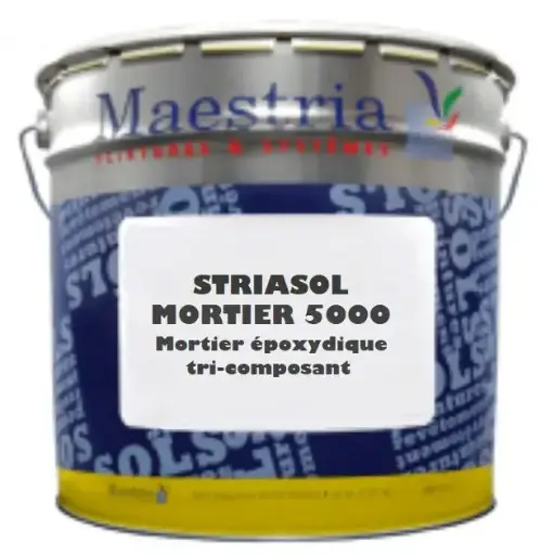 STRIASOL MORTIER 5000 – Mortier époxy de réparation pour sols industriels