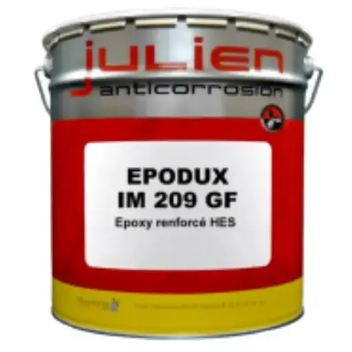 EPODUX IM 209 GF – Époxy glass flake anticorrosion métal immersion – structures métalliques écluses, stations d’épuration