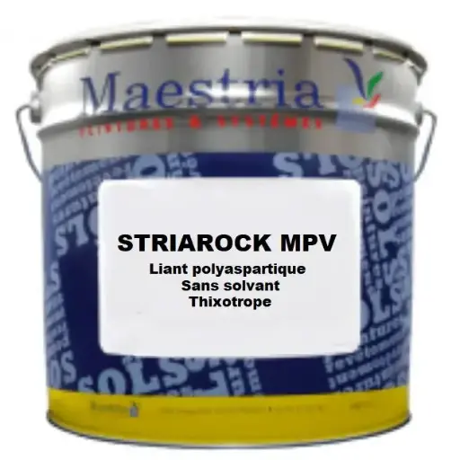 STRIAROCK MPV  – Liant polyaspartique sol vertical pour moquette de pierre
