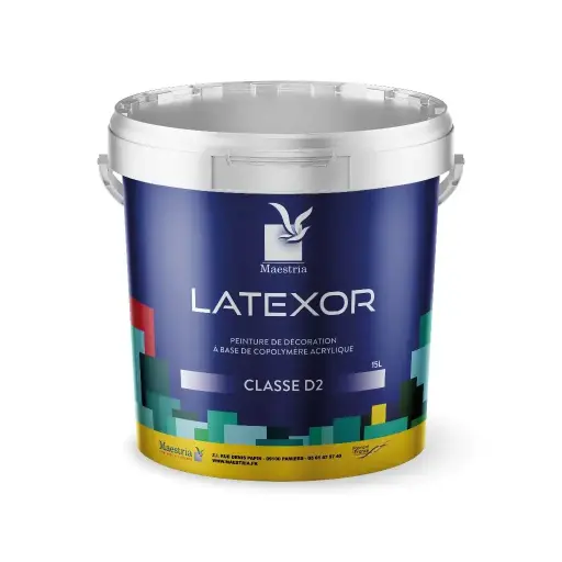 LATEXOR – Peinture mate lavable intérieur & extérieur